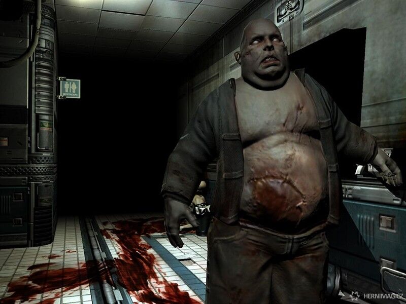 Tlustý zombie – údržbář z Doomu 3. – zdroj obrázku the-nextlevel.com